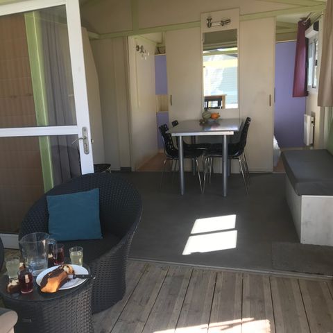 CHALET 2 personnes - 10-Chalet du Belier Confort 24m2 (2ch - 5pers) + Jaccuzzi + Lits faits + serviette + kit boisson - prix pour 2 personnes