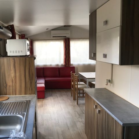 BUNGALOW 2 personnes - 14-Bungalow du Gorguet 40m2 (2ch -2/6pers.) + Jaccuzzi + Lits faits + serviette + kit boisson + TV - prix pour 2 personnes