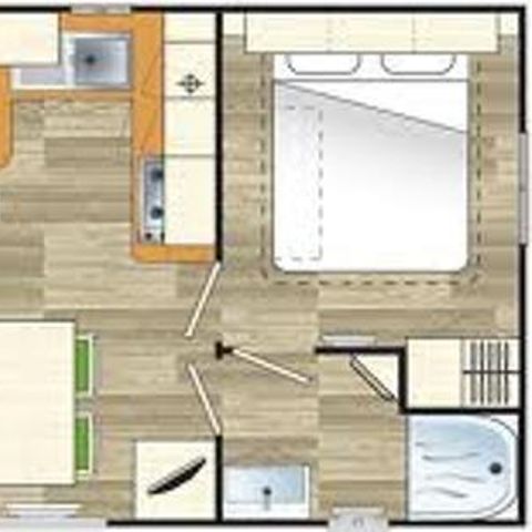 MOBILHOME 5 personnes - Mobil home family kids 5 personnes