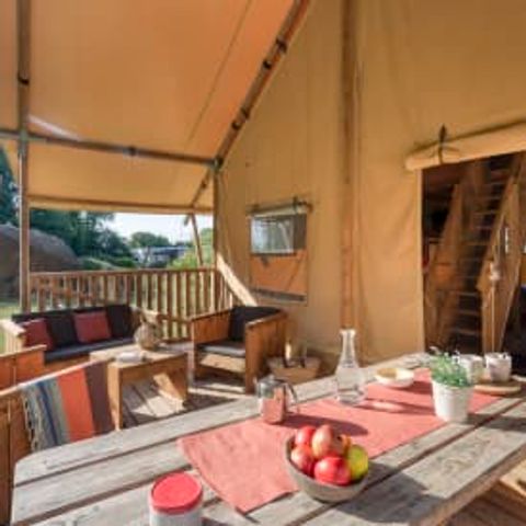 TENTE TOILE ET BOIS 6 personnes - Lodge 6p 2ch ****