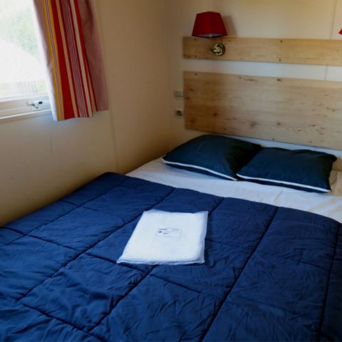 Hébergement 4 personnes - Roulotte 2chambres vue mer