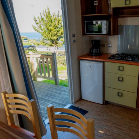 MOBILHOME 2 personnes - Confort 1 chambre - Vue mer