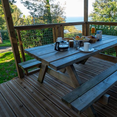 CHALET 2 personnes - Chalet premium - 18 m² - 1 chambre vue mer