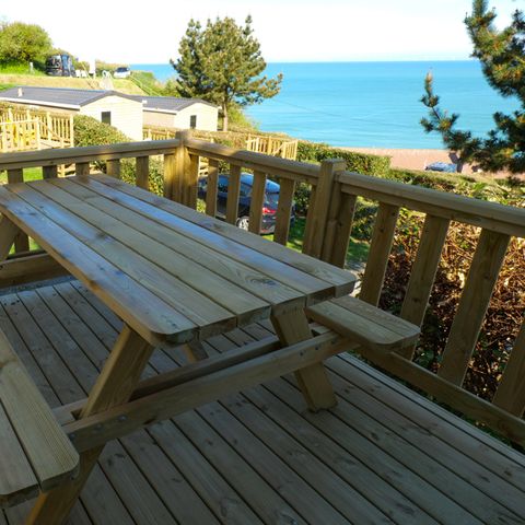 Tiny house 4 personnes - Roulotte - 20 m² - 2 chambres - Vue mer