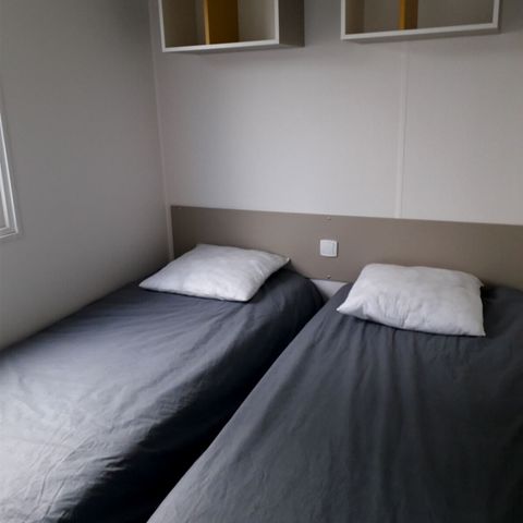 MOBILHOME 4 personnes - MOBIL HOME CONFORT DIM  plaque gaz refrigérateur  vaisselle télévision