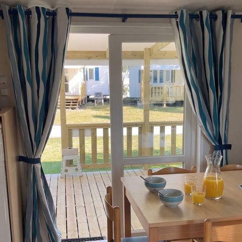MOBILHOME 6 personnes - 3 chambres - TV - BBQ