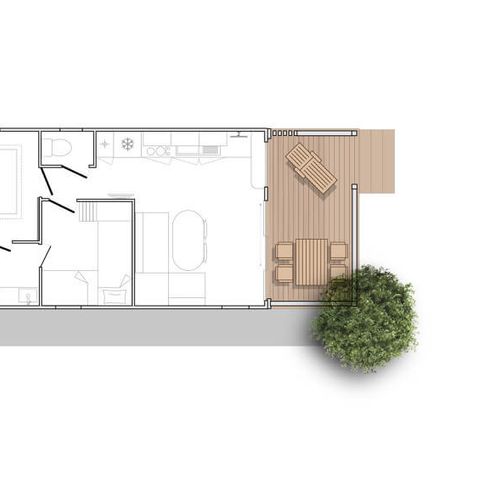 MOBILHOME 4 personnes - Confort Plus 2 Chambres