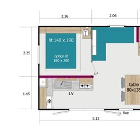 MOBILHOME 6 personnes - OPALIA