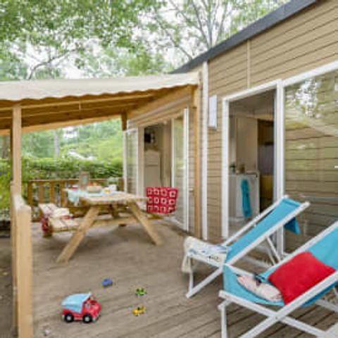 MOBILHOME 7 personnes - Cottage 6/7p 3ch clim ***