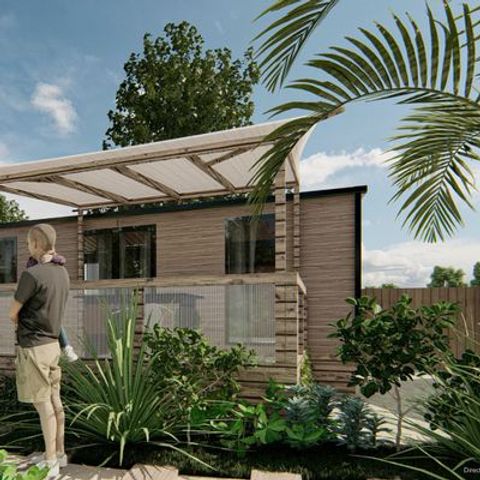 MOBILHOME 6 personnes - Z Cottage Playa del Sol 6p 3ch clim ****