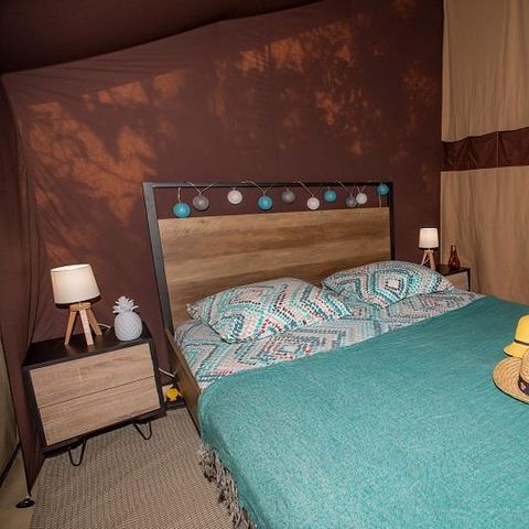 TENTE TOILE ET BOIS 4 personnes - Tente Lodge - sans sanitaires