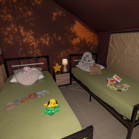 TENTE TOILE ET BOIS 4 personnes - Tente Lodge - sans sanitaires