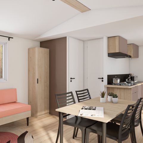 MOBILHOME 6 personnes - CASITA OLIVA VIP - 36m²- 2 chambres