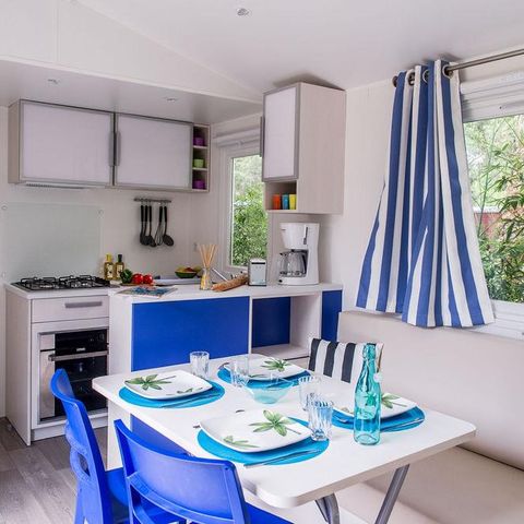MOBILHOME 4 personnes -  2 chambres - TV - CLIM - PLANCHA