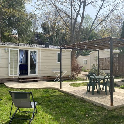 MOBILHOME 4 personnes -  2 chambres - TV - CLIM - PLANCHA