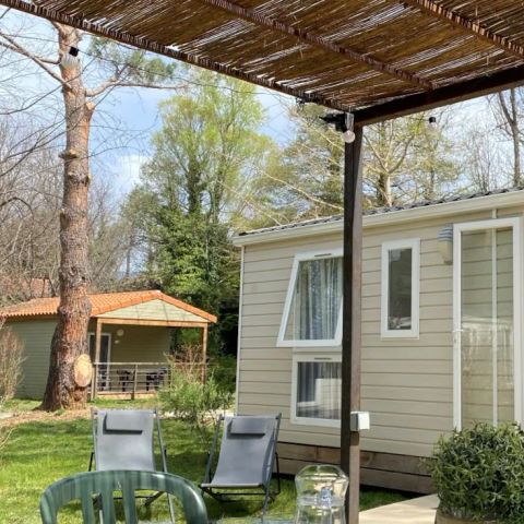 MOBILHOME 4 personnes -  2 chambres - TV - CLIM - PLANCHA