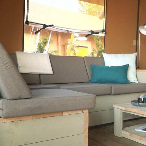 TENTE TOILE ET BOIS 6 personnes - Nomade