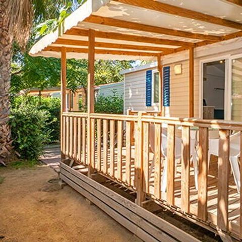 MOBILHOME 6 personnes - Mobil-home | Comfort | 3 Ch. | 4/6 Pers. | Terrasse surélevée | Clim.