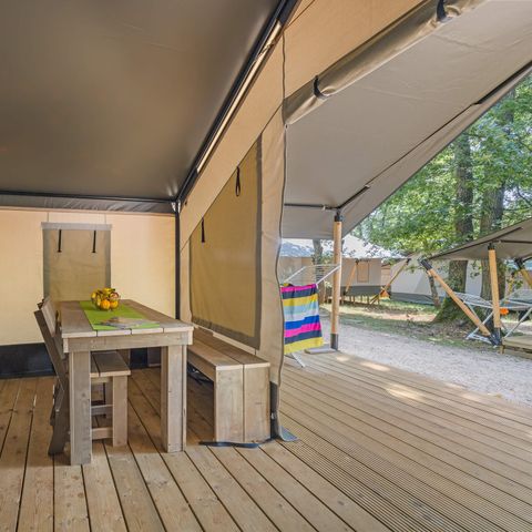 TENTE TOILE ET BOIS 5 personnes - Safaritent Comfort