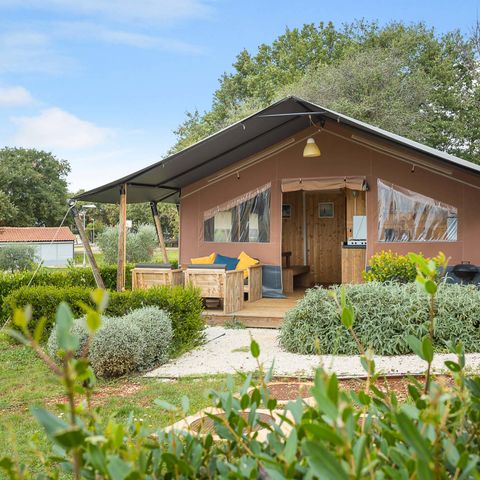 TENTE TOILE ET BOIS 6 personnes - Tente Safari Lodge (6P)