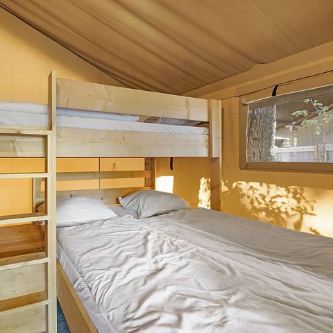 TENTE TOILE ET BOIS 5 personnes - Aminess Maravea - Safari tent Lodge (5P)