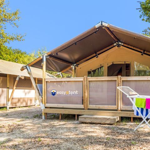 TENTE TOILE ET BOIS 5 personnes - Aminess Maravea - Safari tent Lodge (5P)