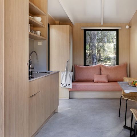 MOBILHOME 2 personnes - COUPLE + 1 chambre