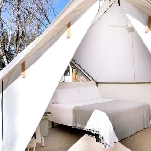 Tente en toile et en bois 2 personnes - Bell Tent