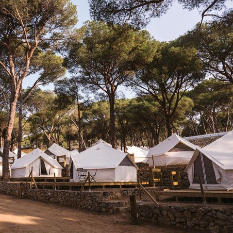 TENTE TOILE ET BOIS 2 personnes - Bell Tent Plus