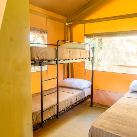 TENTE TOILE ET BOIS 5 personnes - Country Lodge