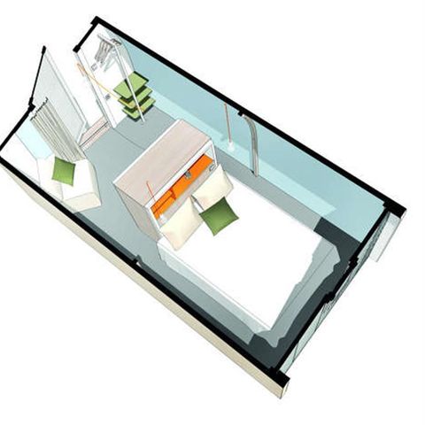 TENTE 2 personnes - COCOSWEET (COCO1) sans eau, sans nanitaires