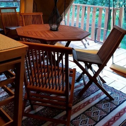 TENTE TOILE ET BOIS 4 personnes - Lodge (L1)