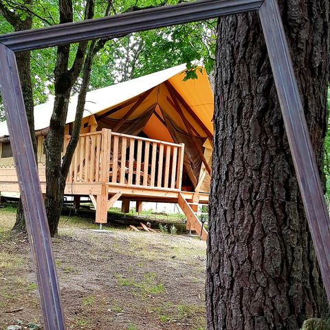 TENTE 5 personnes - Tente lodge - 40m² - 2 chambres