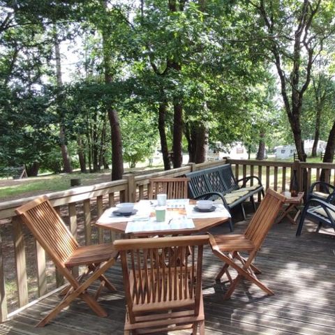 TENTE 5 personnes - Tente lodge - 40m² - 2 chambres