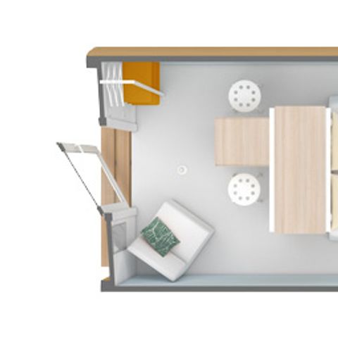 TENTE 2 personnes - Cocosweet - 11m² - 1 chambre sans sanitaires