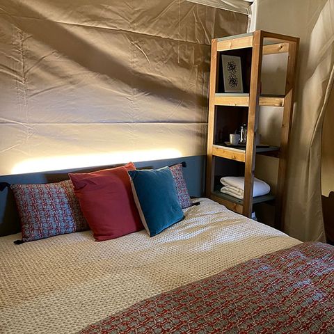 Tente en toile et en bois 4 personnes - Tente Lodge