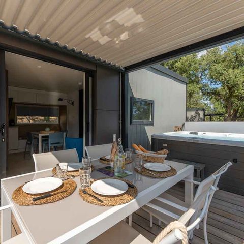 MOBILHOME 5 personnes - TAOS LUXE Jacuzzi 2 CH 4/5 Pers