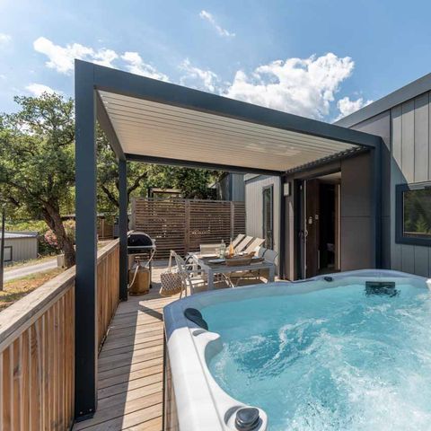 MOBILHOME 5 personnes - TAOS LUXE Jacuzzi 2 CH 4/5 Pers