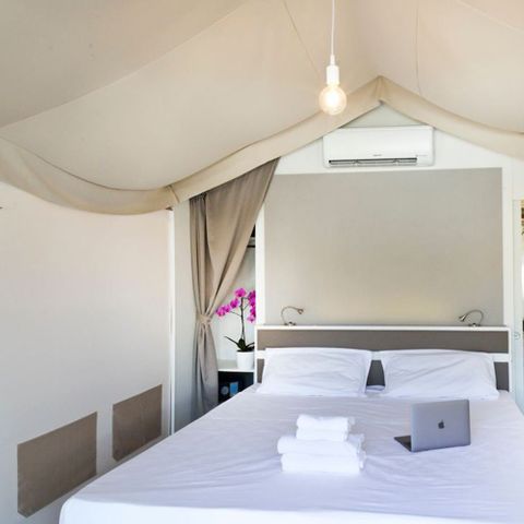 TENTE TOILE ET BOIS 2 personnes - Hu Glamp Smart	Tenda