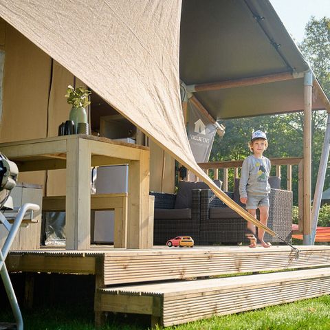 TENTE TOILE ET BOIS 6 personnes - Nomade