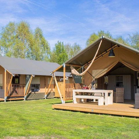 TENTE TOILE ET BOIS 6 personnes - Nomade