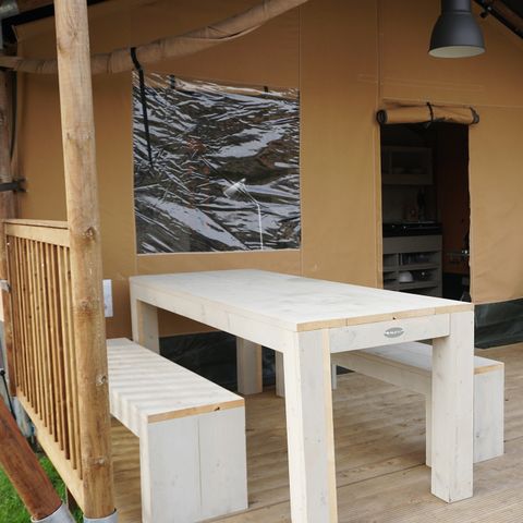 Tente en toile et en bois 6 personnes - Villatent