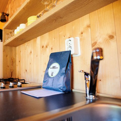 Tente en toile et en bois 6 personnes - Bien-être