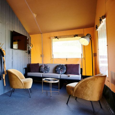 Tente en toile et en bois 8 personnes - Safari Cottage XL