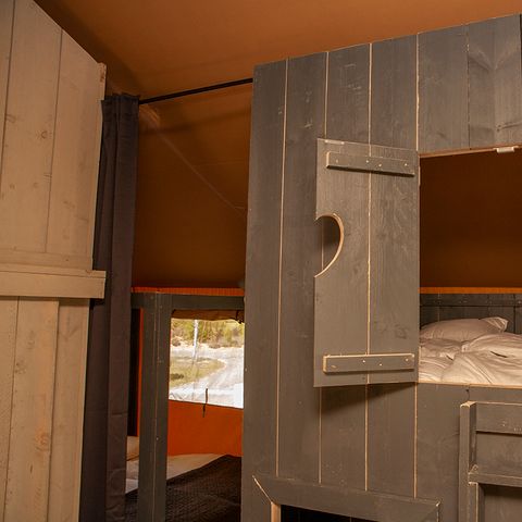Tente en toile et en bois 8 personnes - Safari Cottage XL