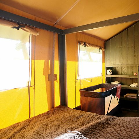 Tente en toile et en bois 6 personnes - Safari Cottage XL