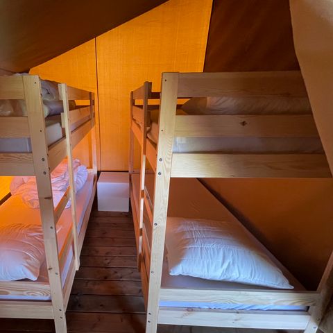 Tente en toile et en bois 6 personnes
