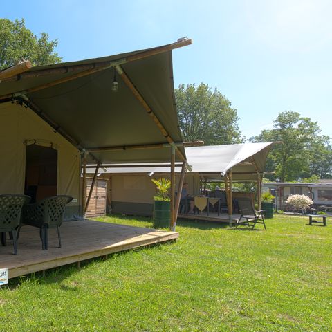 TENTE TOILE ET BOIS 4 personnes