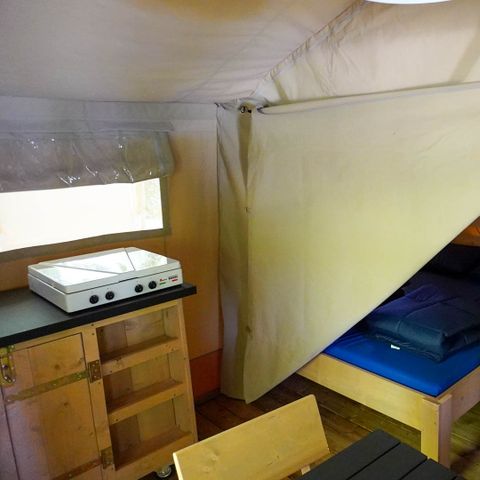 TENTE TOILE ET BOIS 4 personnes