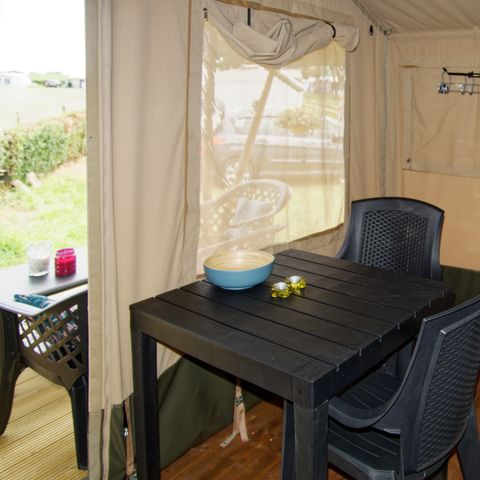 TENTE TOILE ET BOIS 4 personnes - Tente safari